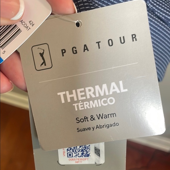 PGA Tour Blue Performance Thermal Jacket BRAND NEW - Picture 5 of 14